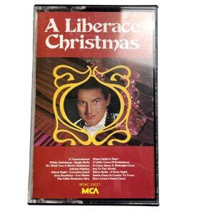 Vintage A Liberace Christmas Audio Music Cassette 1987 u